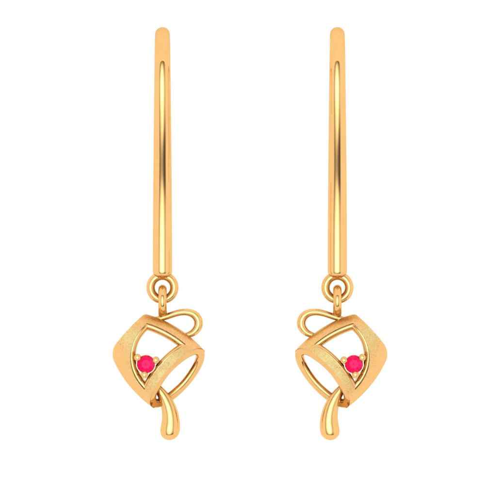 Buy ToniQ Attractive Casual Look Alloy Golden Drop Earrings Online At Best  Price @ Tata CLiQ