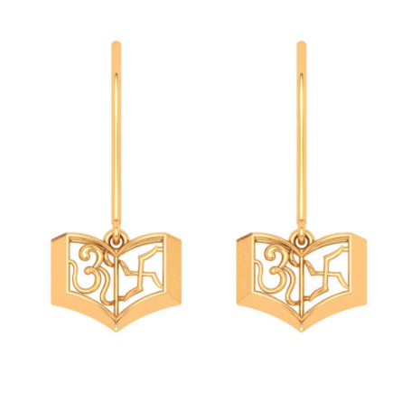 Discover more than 245 om design earring latest