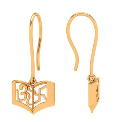 Designer Diamond leaf design Pendant & earring Set