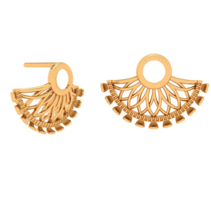 14K Solid Designer Gold Earring For You