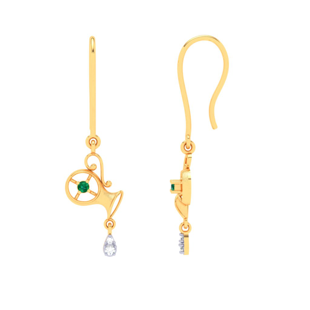 PC Chandra Jewellers Rainy Collection Yellow Gold 18kt Drop Earring Price  in India - Buy PC Chandra Jewellers Rainy Collection Yellow Gold 18kt Drop  Earring online at Flipkart.com