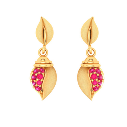 Gold Earrings | Latest Gold Earrings Design - PC Chandra
