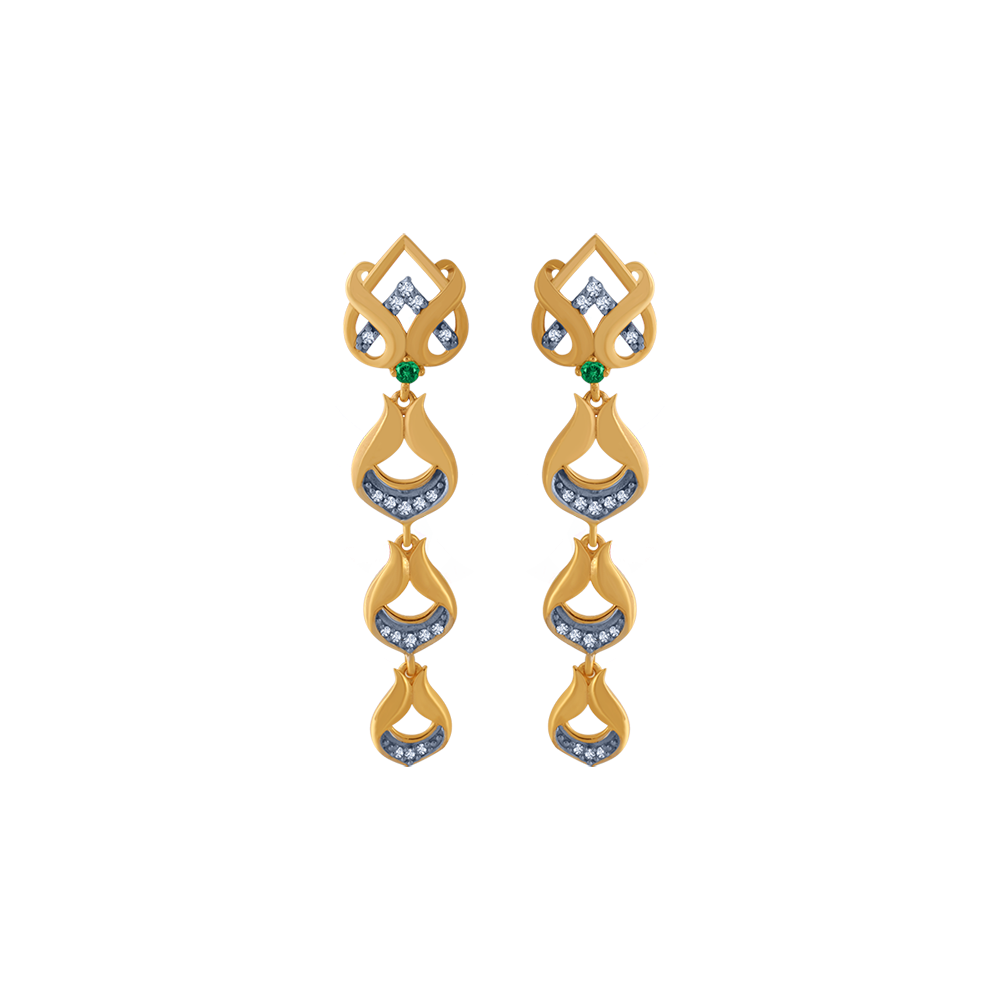 14KT (585) Yellow Gold Gold Earrings for Women