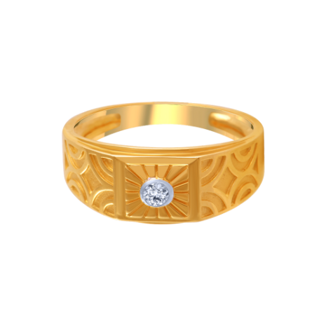 22k Unique gold ring | Goldlites Collection | PC Chandra Jewellers