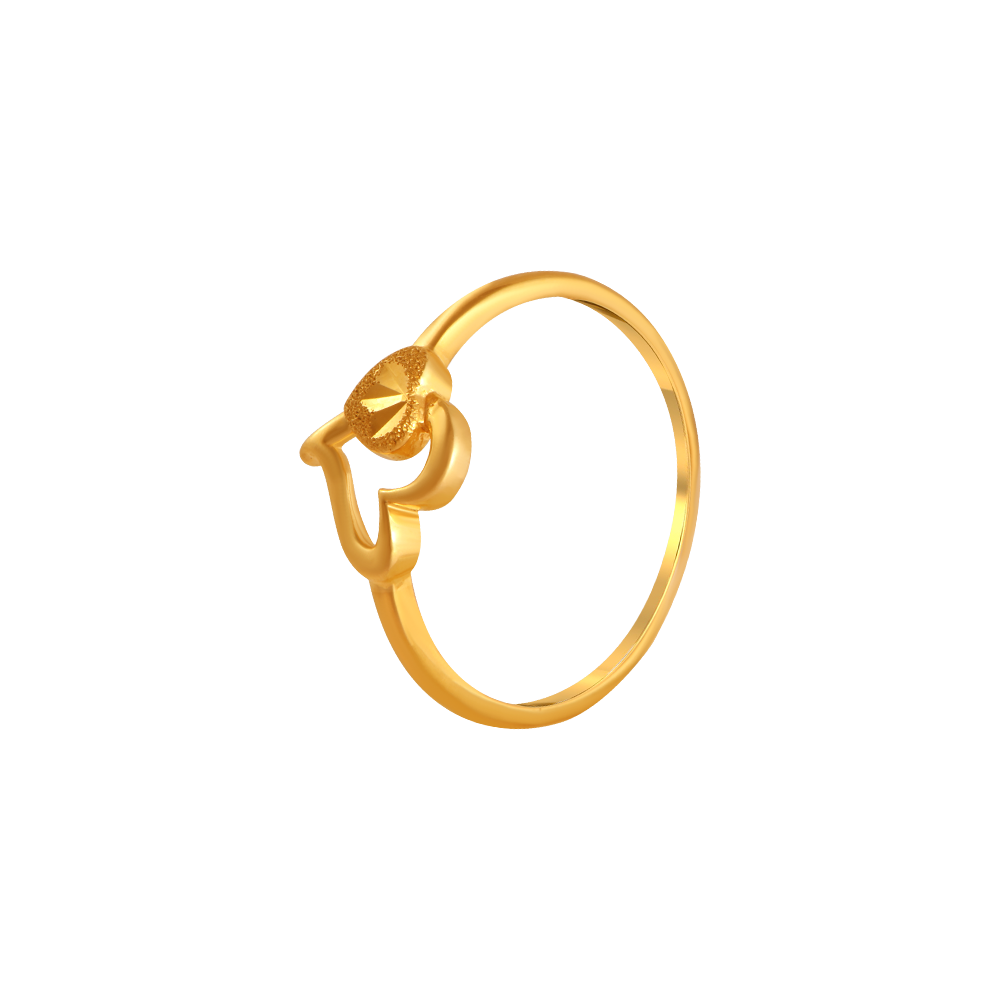 Buy WHP Yellow Gold Ring For Women, 22KT (916) BIS Hallmark Pure Gold, Gold  Jewellery, Womens Fashion Accessories, Simple Ring For Women, Suitable For  Gifting, GRGD22125747 at Amazon.in