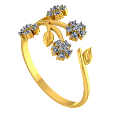 18K Diamond Wedding Rings | Engagement Rings Designs |PC Chandra