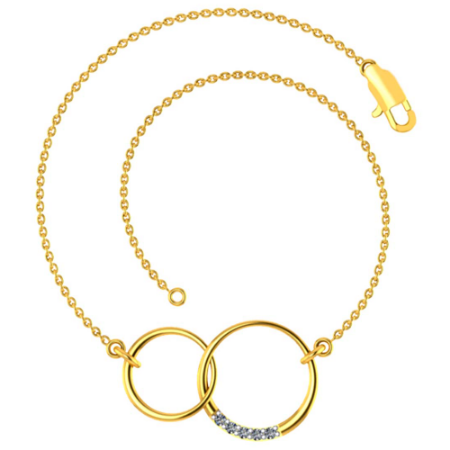 Elegant 14k Gold and Diamond Stylish Bracelet for Women from PC Chandra