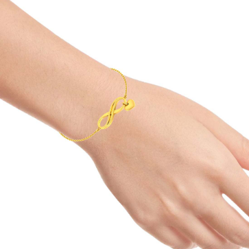 Les Soeurs Bracelet 14K Hess Triple Diamond Yellow Gold | Les Soeurs