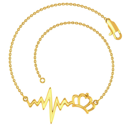 Diamond Heartbeat Bracelet | Jewelry by Johan - Jewelry by Johan
