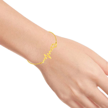 Heartbeat Diamond Adjustable Bracelet | Uniquely Designed | CaratLane