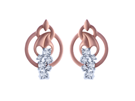 Women Rose gold Earrings