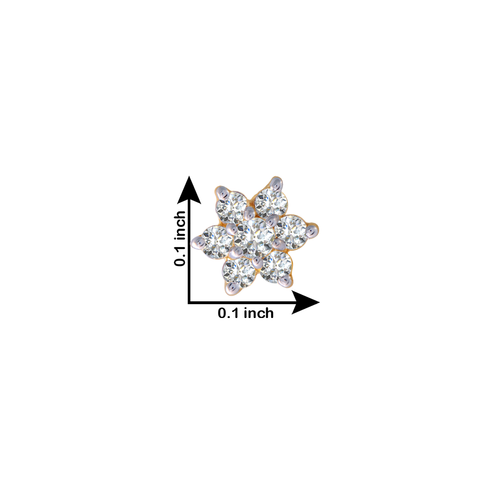 Diamond Nose ring - PC Chandra Jewellers