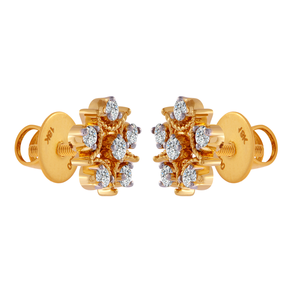 Best Fancy Latest Diamond Earring Designs Online - PC Chandra