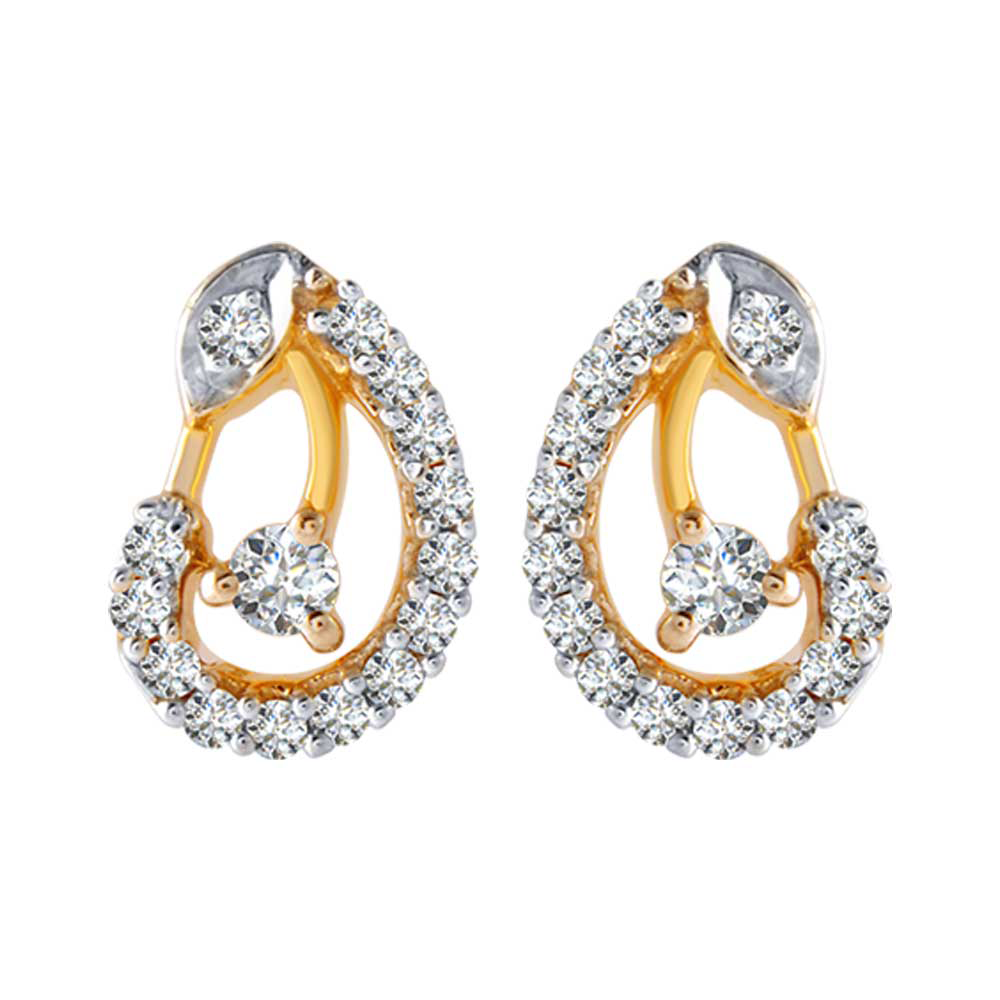 Purchase 18K Diamond Clip on Earrings for Women Online | PC Chandra