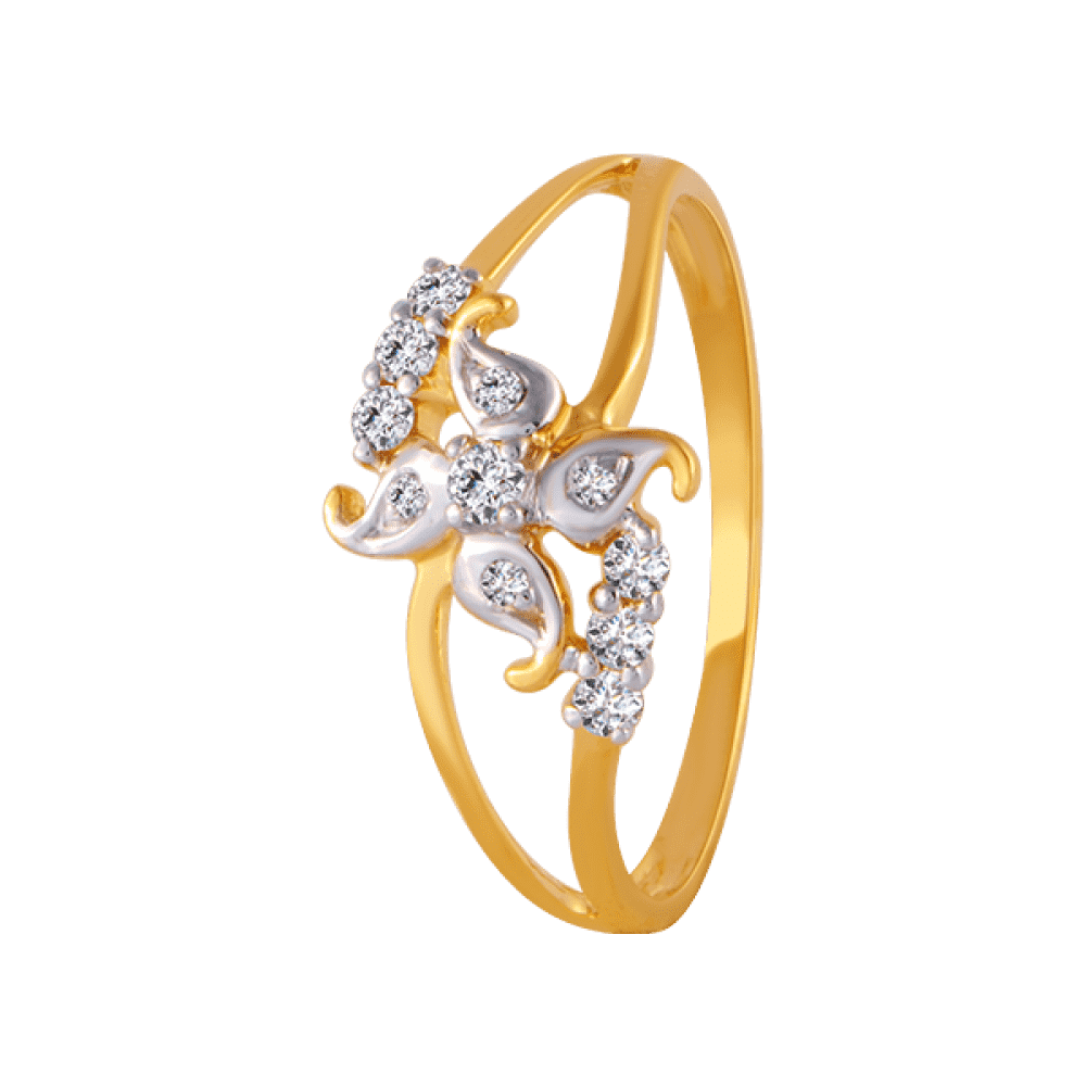 P.C. Chandra Jewellers Metal 22k (916) Yellow Gold Ring for Women :  Amazon.in: Fashion