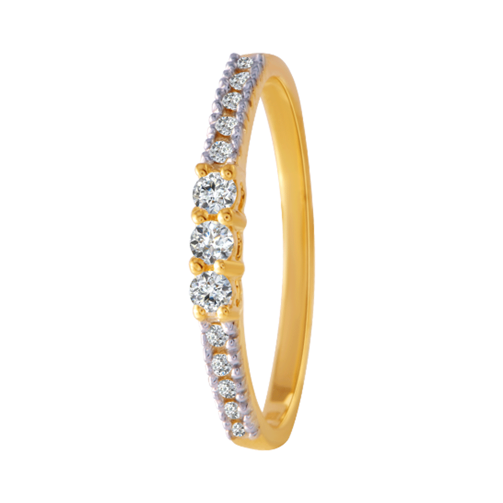 P.C. Chandra Jewellers 18k (750) Yellow Gold and Diamond Ring for Men :  Amazon.in: Jewellery