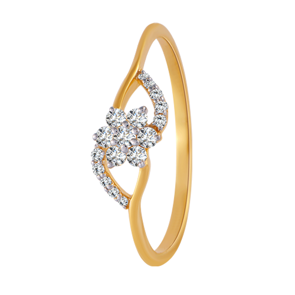 Latest 18K Gold and Diamond Finger Ring Designs online | PC Chandra