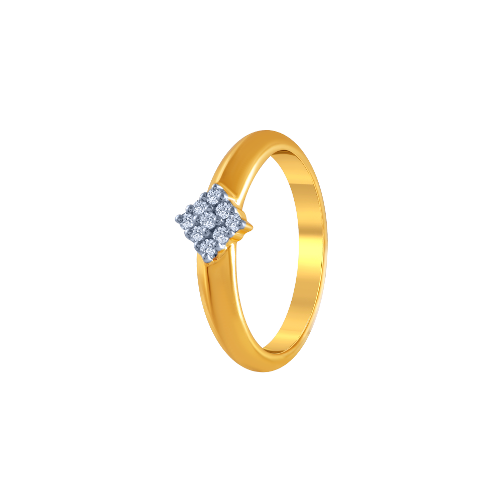 Sharp Glam Diamond Ring for Men