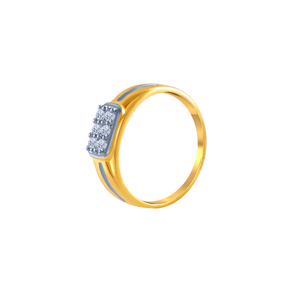 Diamond gold ring , PC Chandra Diamond Collection