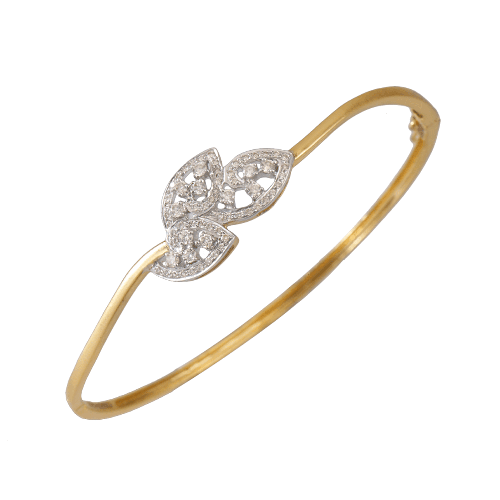 Buy Charming American Diamond Rose Gold Bracelet Design