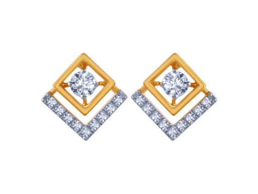 Buy Stylish Rose Gold Diamond Earrings for Women | PC Chandra