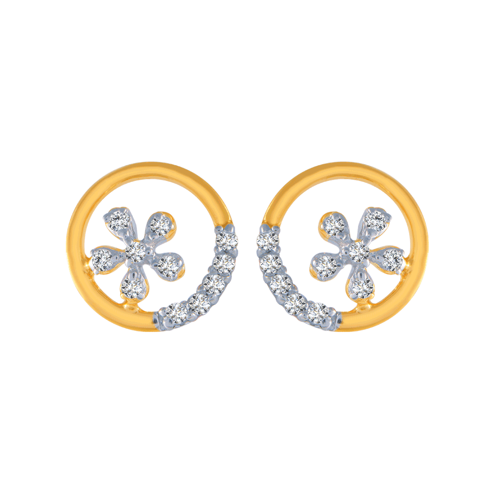 White Gold Diamond Stud Earrings - 14k Round Brilliant 6.03ctw IGI & HRD  Pierced - Wilson Brothers Jewelry