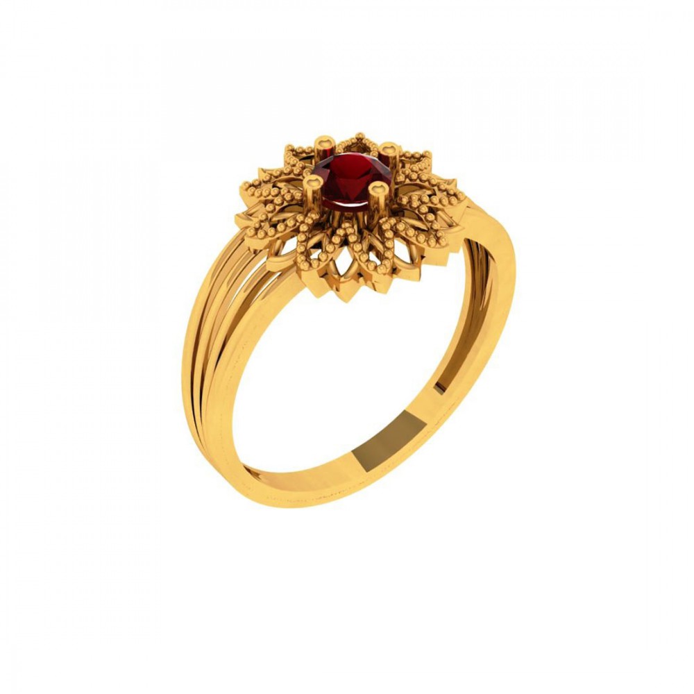 18KT (750) Yellow Gold Ring for Women