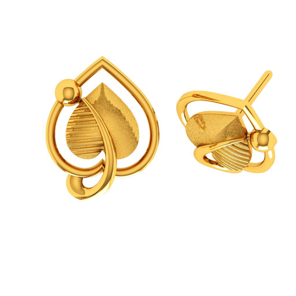 18KT (750) Yellow Gold Earring for Woman
