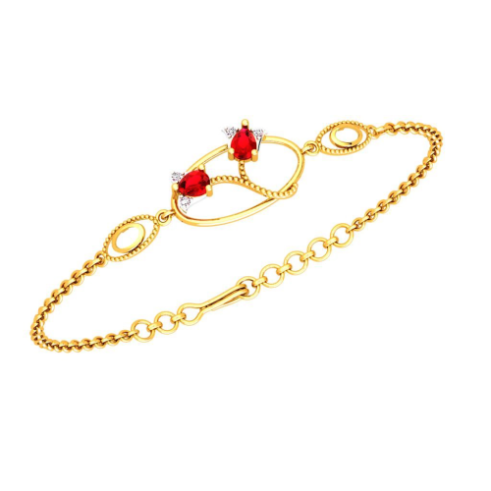 Rose Gold Bracelet | Gold Bracelet Designs - PC Chandra