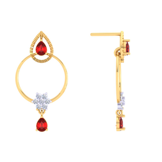 KDM GOLD EARRINGS (APPROX WEIGHT: 0.630 GRAM ) 1 PAIR FOR WOMEN. at Rs  5129.00 | Behala | Kolkata| ID: 2851570441562