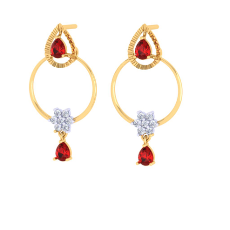 Buy Gold Earrings for Women by Alamod Online | Ajio.com