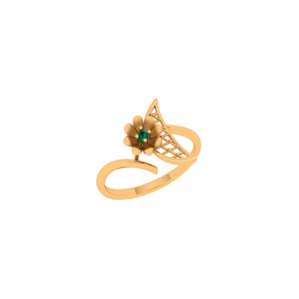 PC Chandra Jewellers Peacock Shaped with a Red Stone 14kt Yellow Gold ring  Price in India - Buy PC Chandra Jewellers Peacock Shaped with a Red Stone  14kt Yellow Gold ring online