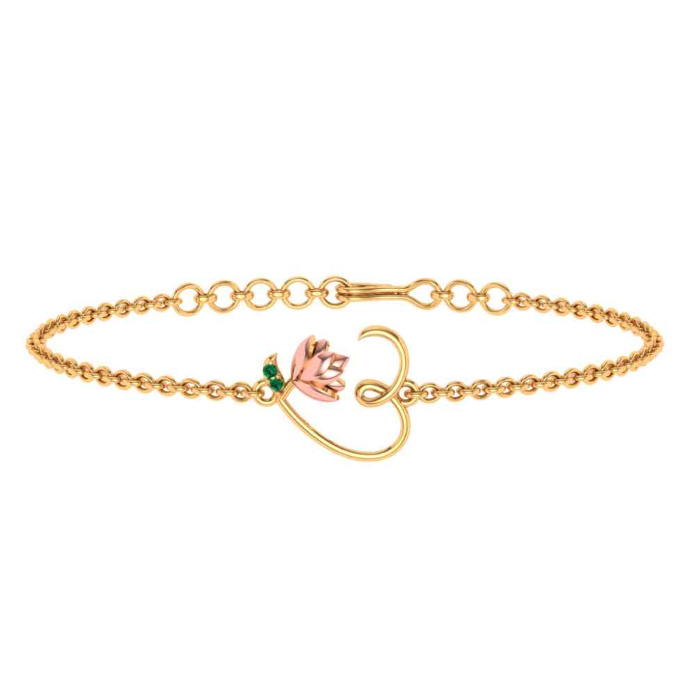22k Plain Gold Bracelet JGS-2108-04508 – Jewelegance