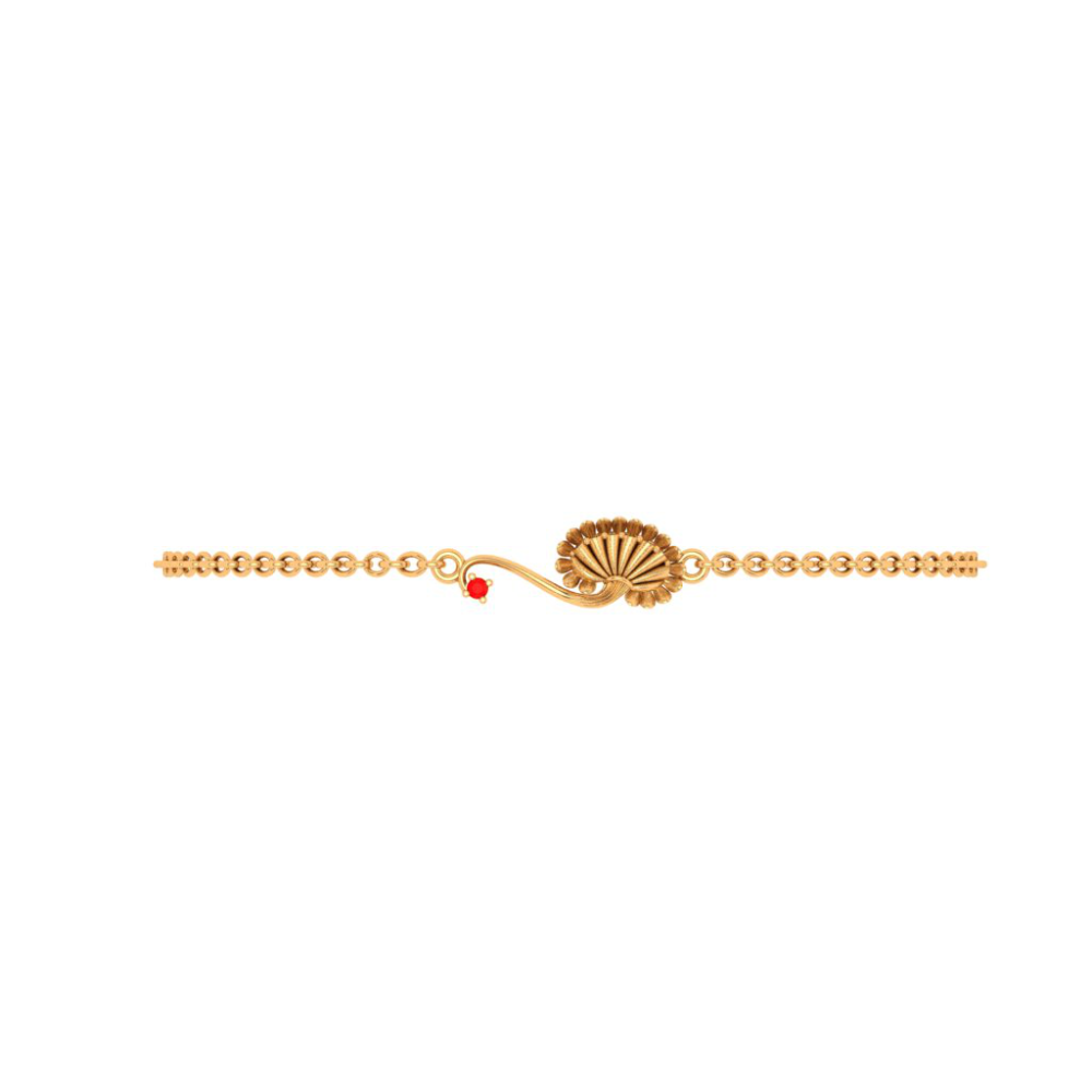 Elegant Filigree Gold Bracelet | Gold Bracelet Designs Online - PC Chandra