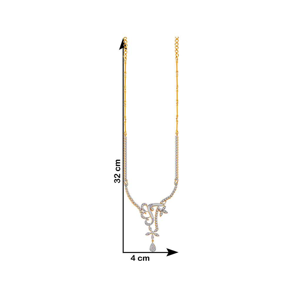 Diamond Necklace White Gold p62707065