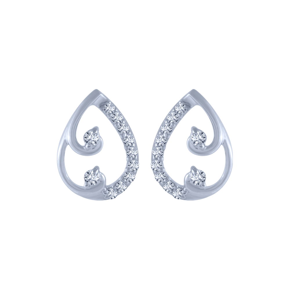 18 kt. White gold - Earrings - 3.15 ct Diamond - Catawiki
