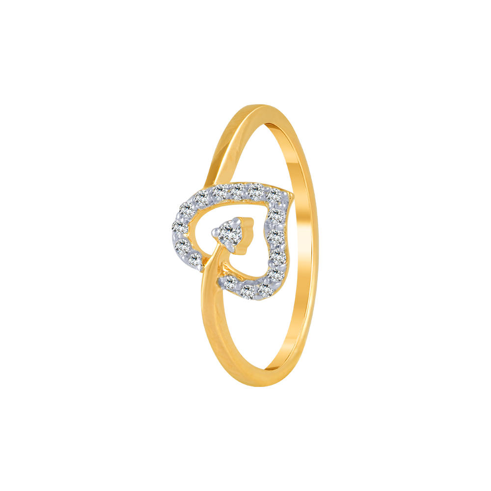 Minimalist Bow Diamonds Gold Ring – Seliste Jewellery