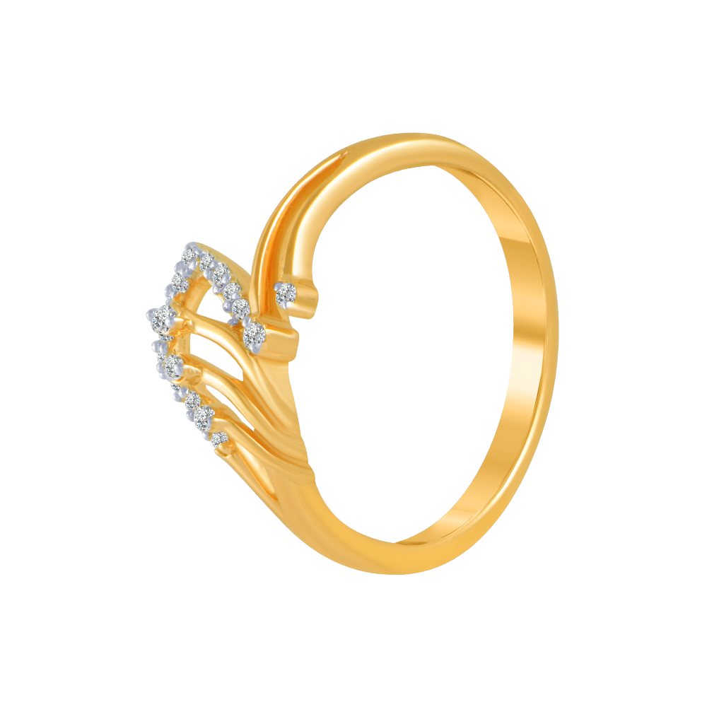 Buy Round Diamond Finger Ring Online | ORRA