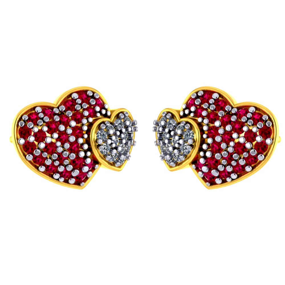 Buy Red Earrings for Women by The Jewel Factor Online | Ajio.com