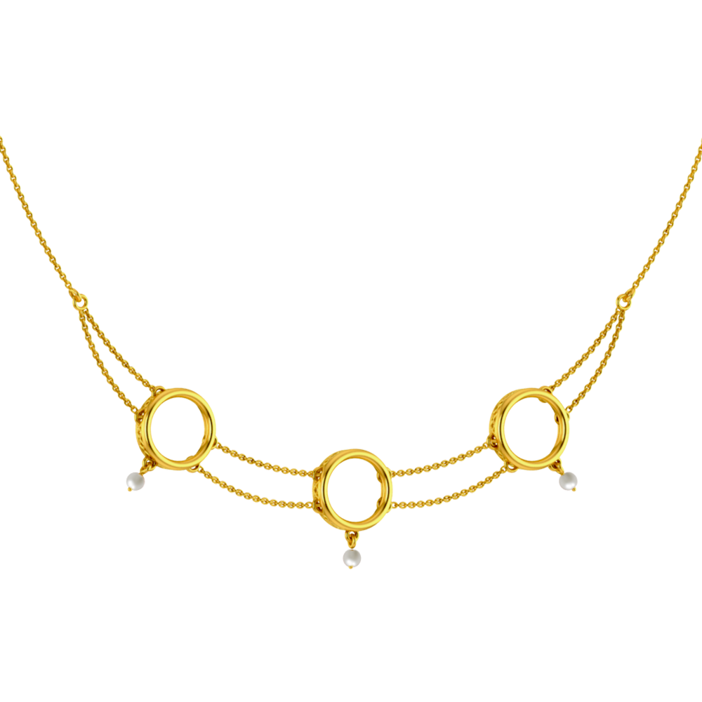 Buy Shaya Wakhra Swag 18k Gold-Plated Brass Necklace for Women Online At  Best Price @ Tata CLiQ