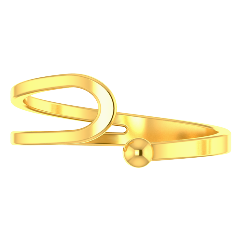 Dainty Designer 18k Gold Thumb Ring from PC Chandra Online Exclusive Collection