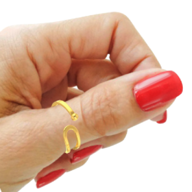 Dainty Designer 18k Gold Thumb Ring from PC Chandra Online Exclusive Collection