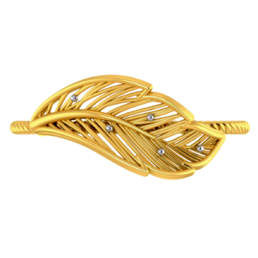 Alluring Lightweight 18k Gold BIS hallmark Thumb Ring from PC Chandra Online Exclusive Collection