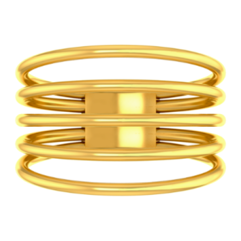 24k Angular Twist Ring Solid Gold Thumb Ring | Singapore Island Jewellery  Store