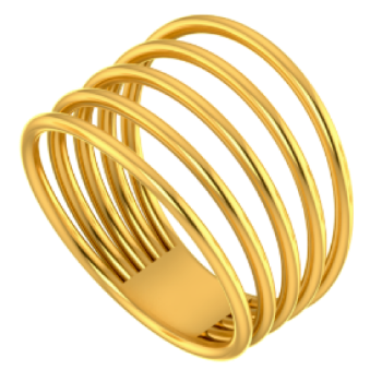 Charming 18k Gold Ring for Women Online| PC Chandra Online Exclusive  Collection