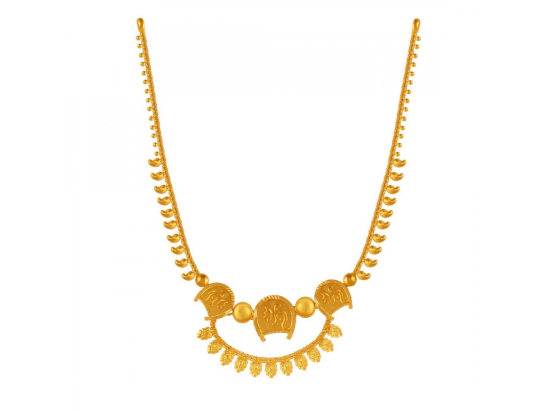 Pc chandra gold clearance necklace designs with price