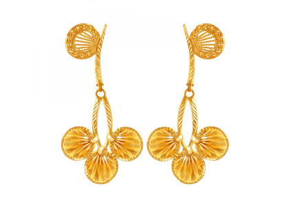 22K Gold Earrings at Best Price Online in India - PC Chandra