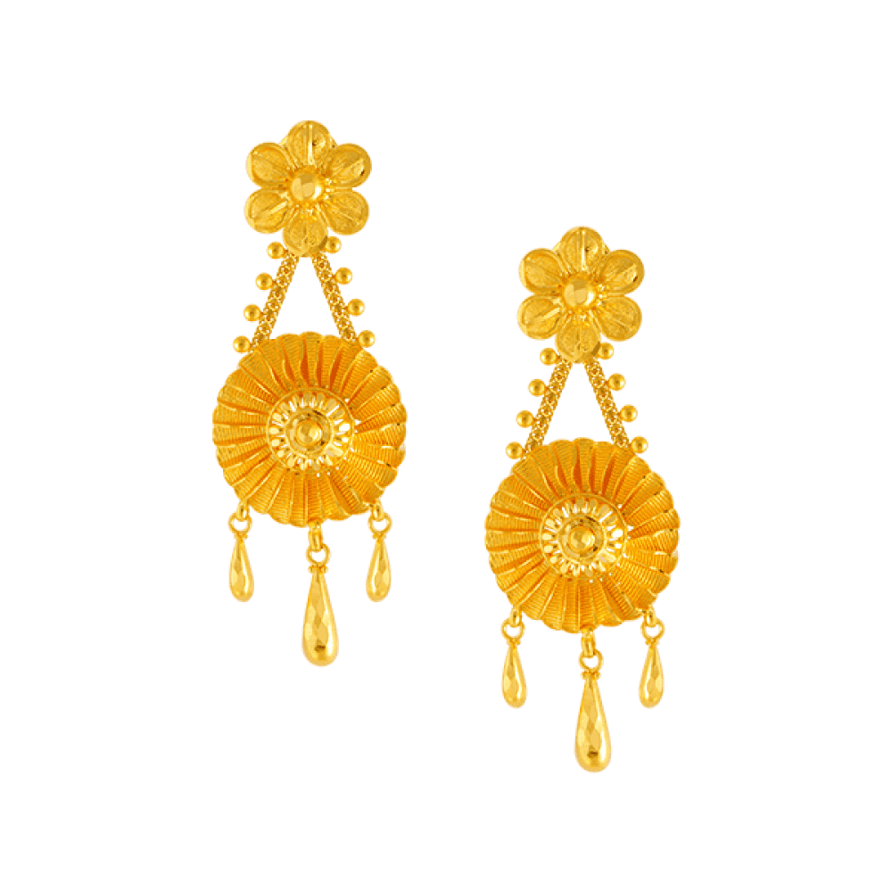 Gold Bridal Earrings | Best Gold Earring Designs From PC Chandra