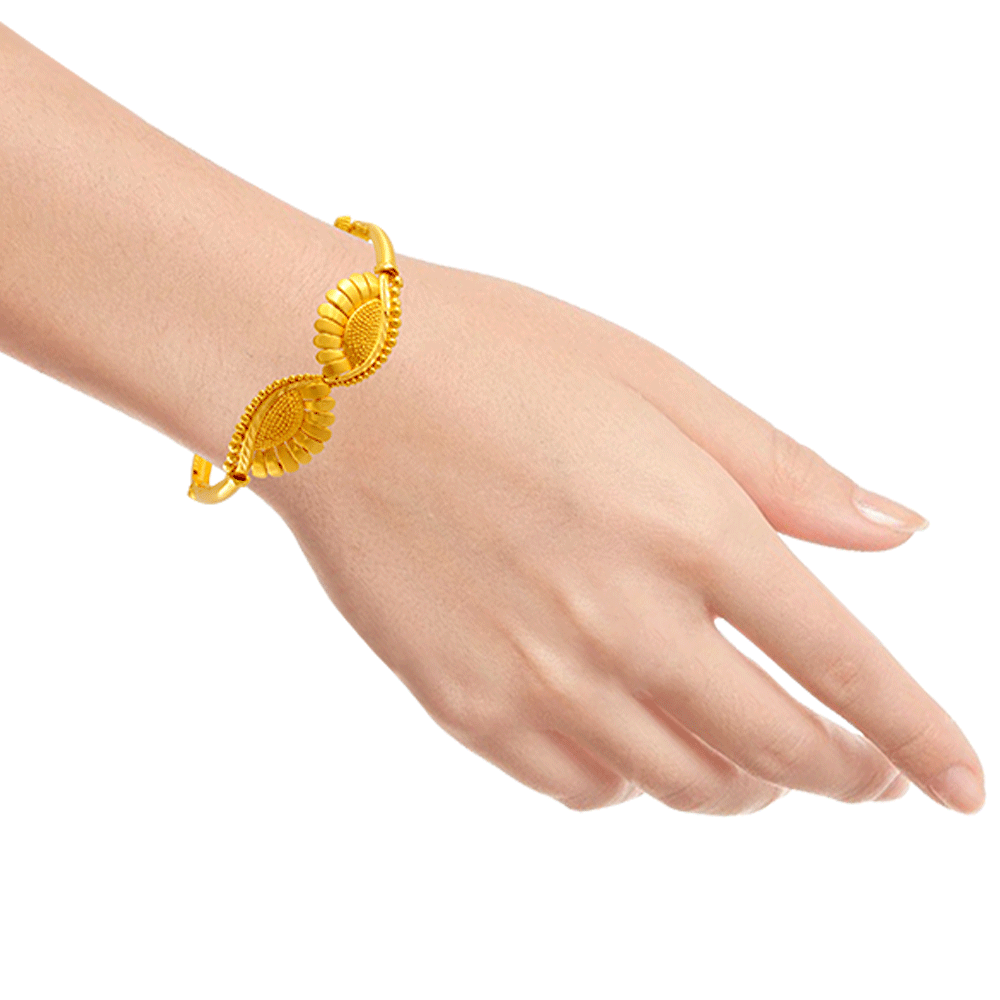 22KT Yellow Gold Bangle for Women