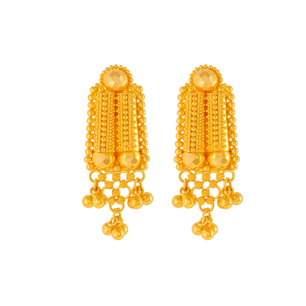 Gold Wedding Earrings - PC Chandra Jewellers